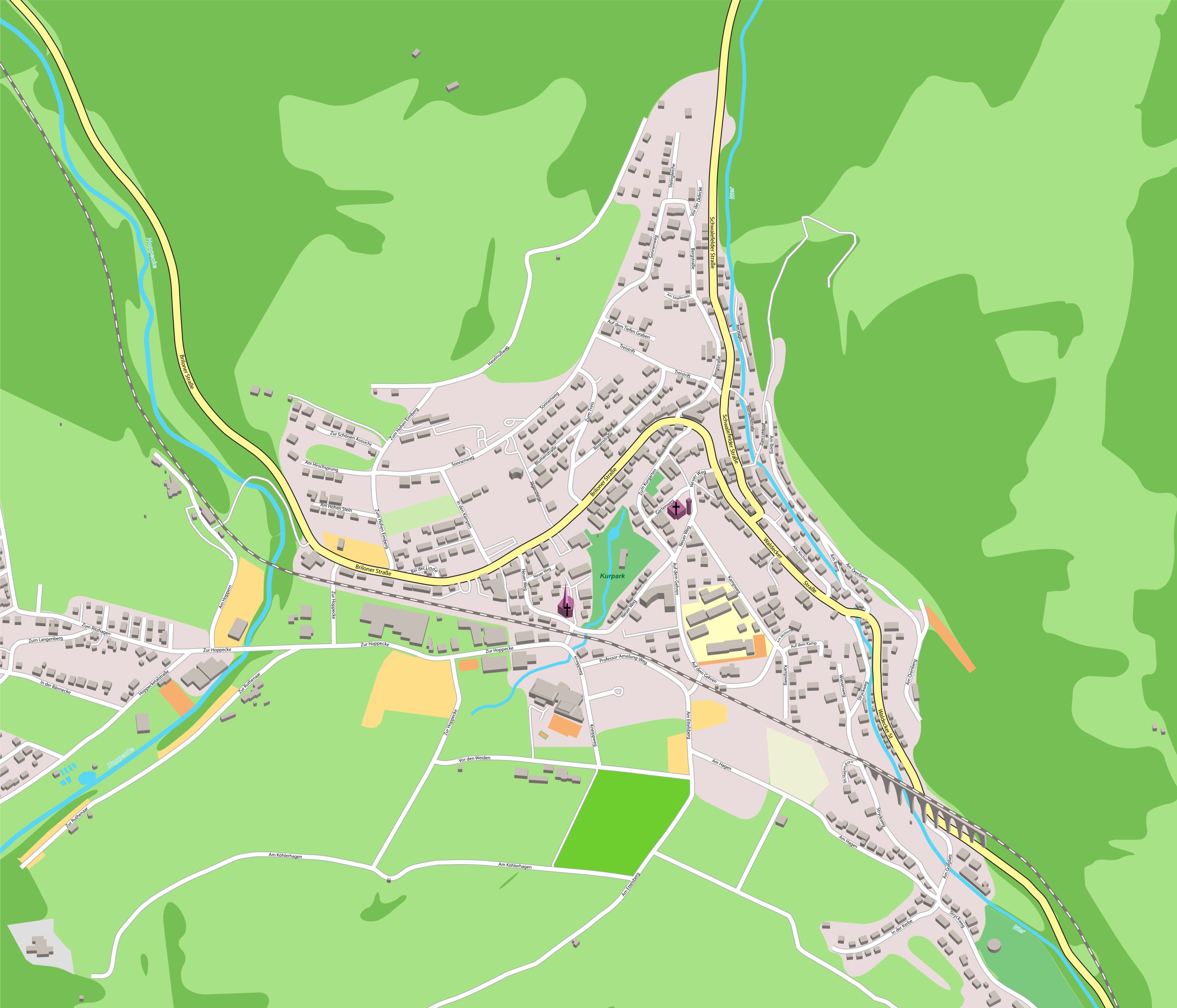 Willingen Stadtplan 2